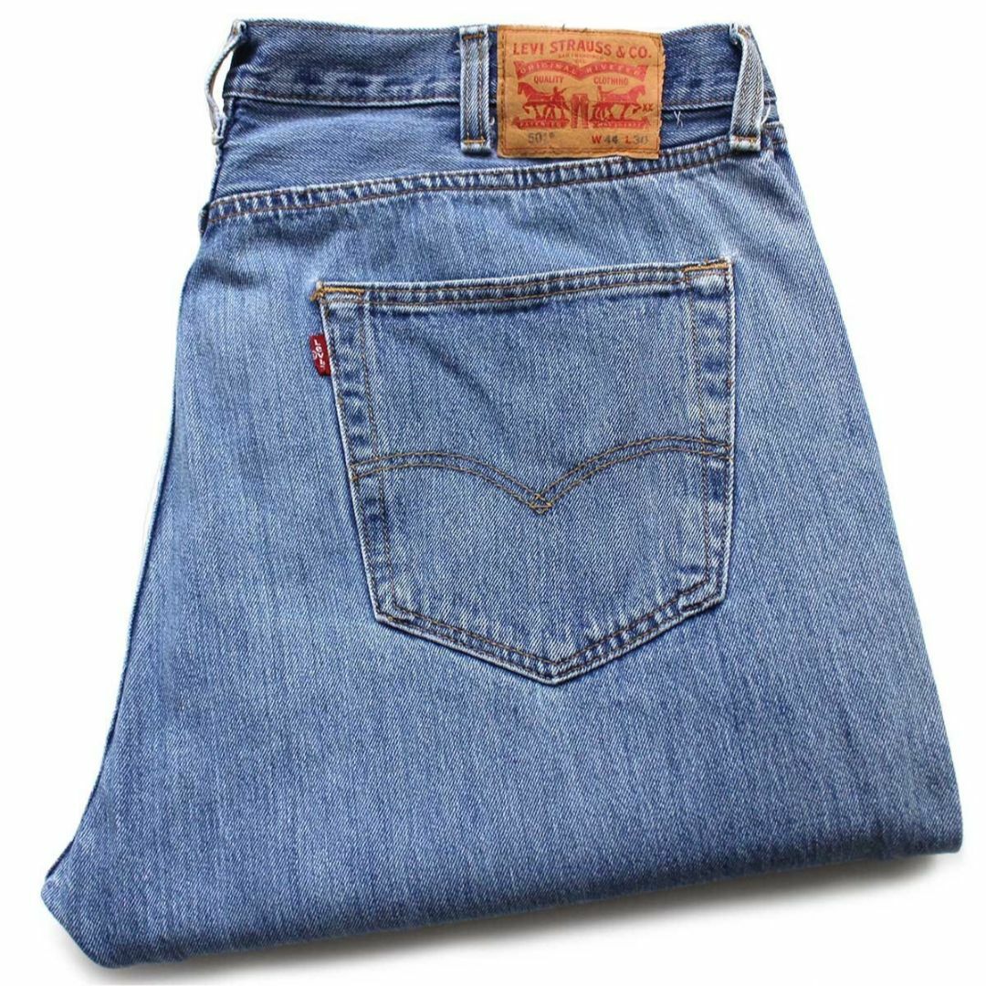 Levi's(リーバイス)のLevi'sリーバイス 501 デニムパンツ w44 L30★SDP2665 特大 ジーンズ ストレート ストーンウォッシュ オーバーサイズ ビッグサイズ メンズのパンツ(デニム/ジーンズ)の商品写真