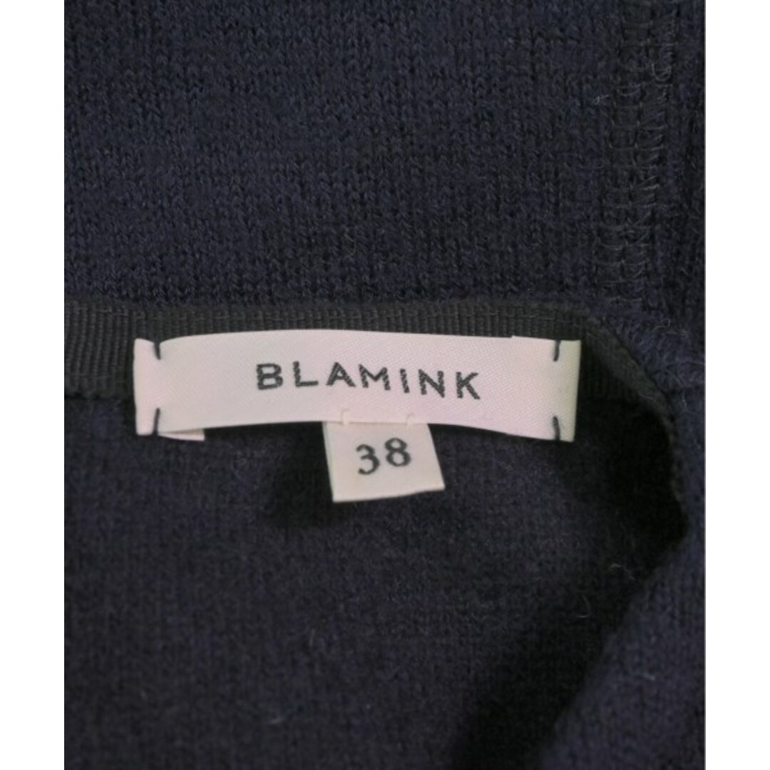 BLAMINK(ブラミンク)のBLAMINK ブラミンク ワンピース 38(M位) 紺 【古着】【中古】 レディースのワンピース(ひざ丈ワンピース)の商品写真