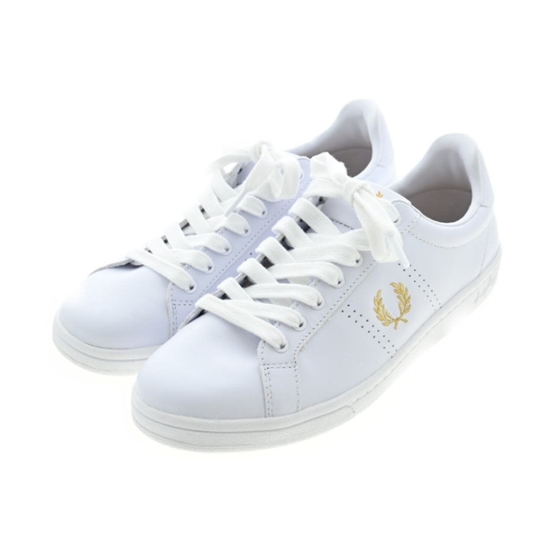 FRED PERRY(フレッドペリー)のFRED PERRY フレッドペリー スニーカー UK8(26.5cm位) 白 【古着】【中古】 メンズの靴/シューズ(スニーカー)の商品写真