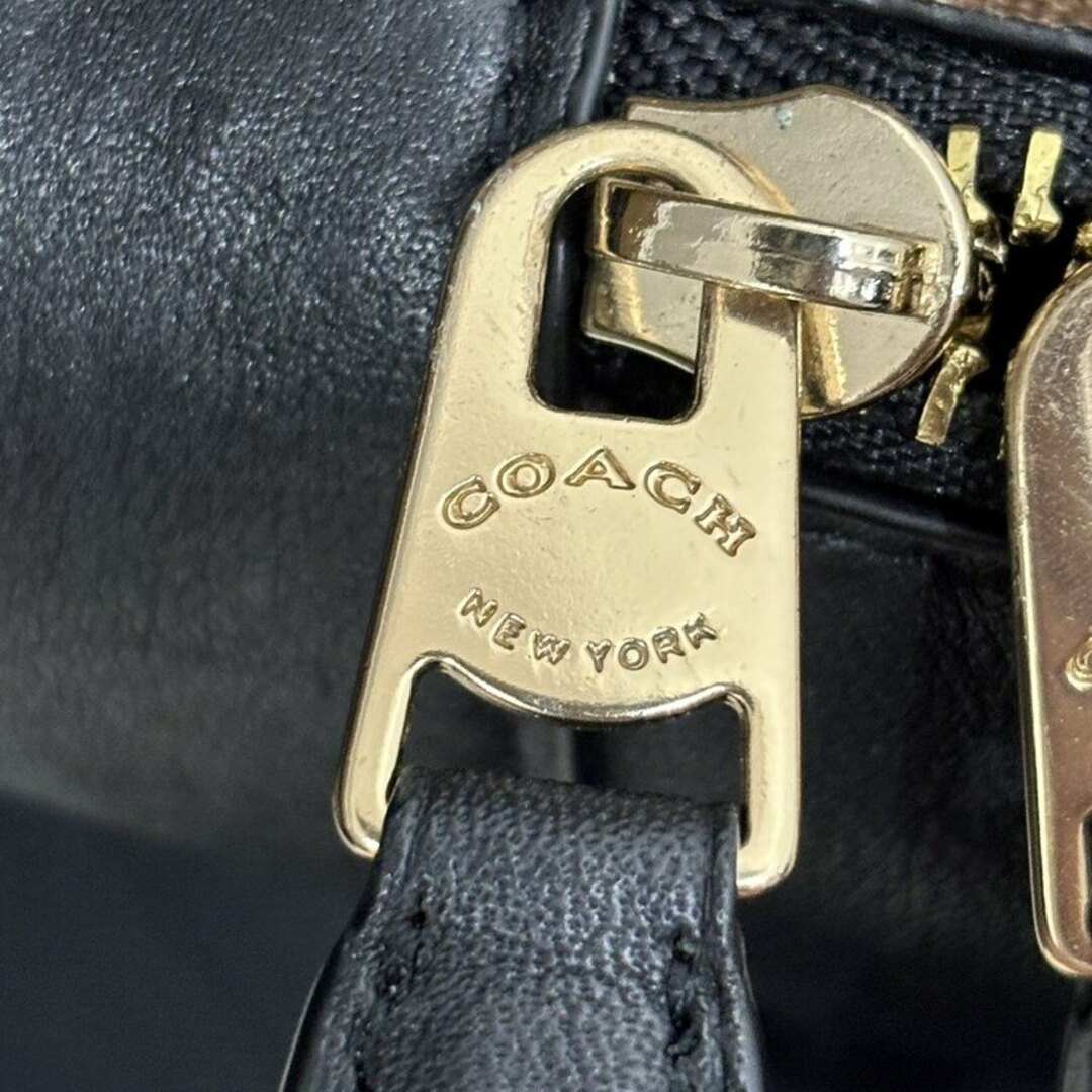 COACH(コーチ)のCOACH コーチ バックパック F58314 中古良品 リュック ブラウン シグネチャー レザー レディース 32404K191 レディースのバッグ(リュック/バックパック)の商品写真