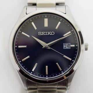 セイコー(SEIKO)の【SEIKO】セイコー セイコーコレクション Sシリーズ ソーラー SS 青文字盤 SBPX145/tg1367(腕時計)