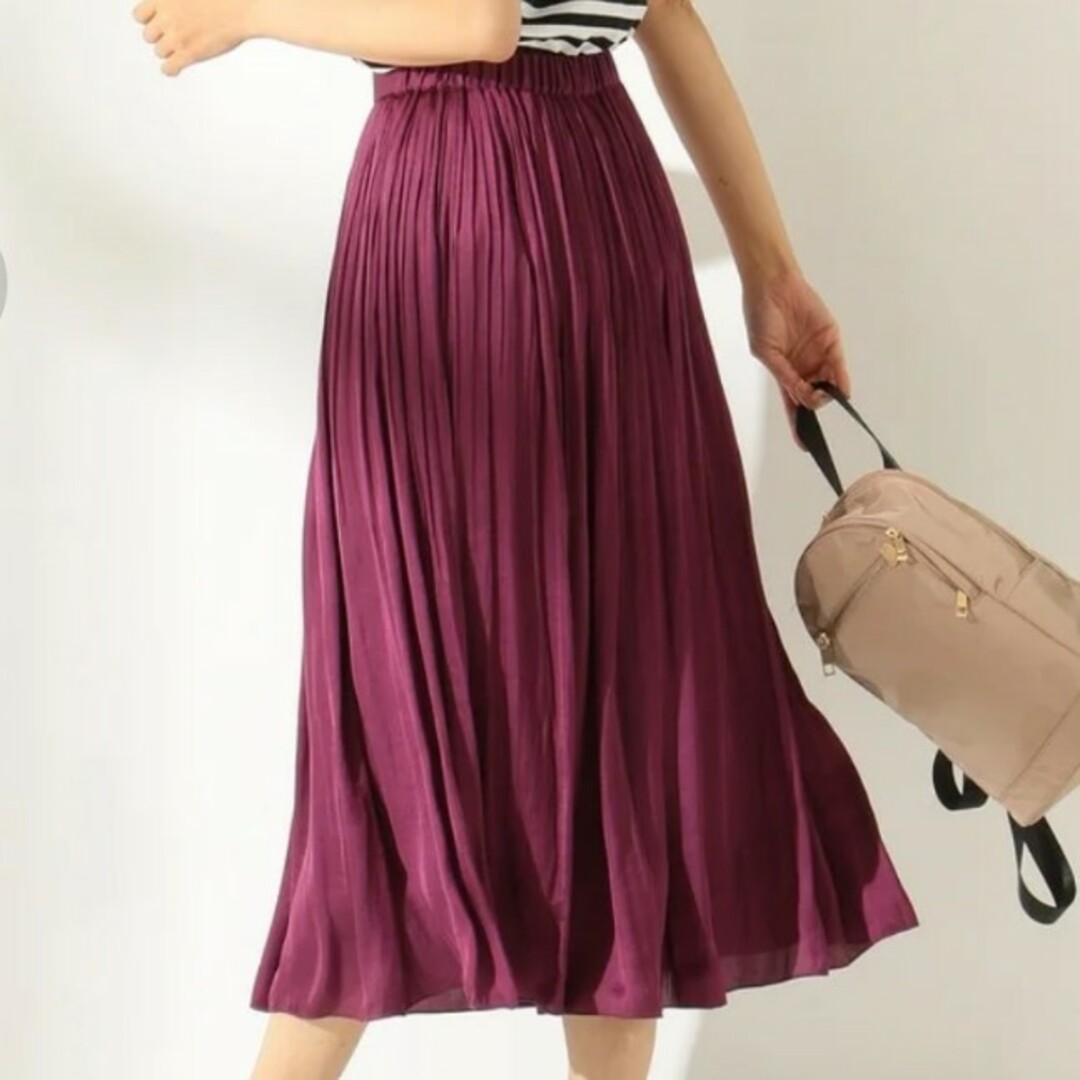 anyFAM(エニィファム)のanyFAM　エニィファム　Lサイズ  プリーツ ロング スカート レディースのスカート(ロングスカート)の商品写真
