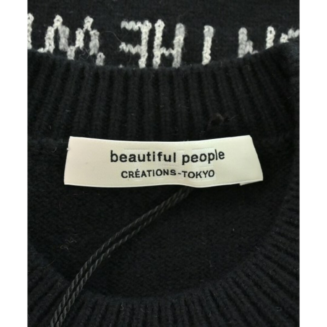 beautiful people(ビューティフルピープル)のbeautiful people ニット・セーター 150(M位) 黒 【古着】【中古】 レディースのトップス(ニット/セーター)の商品写真