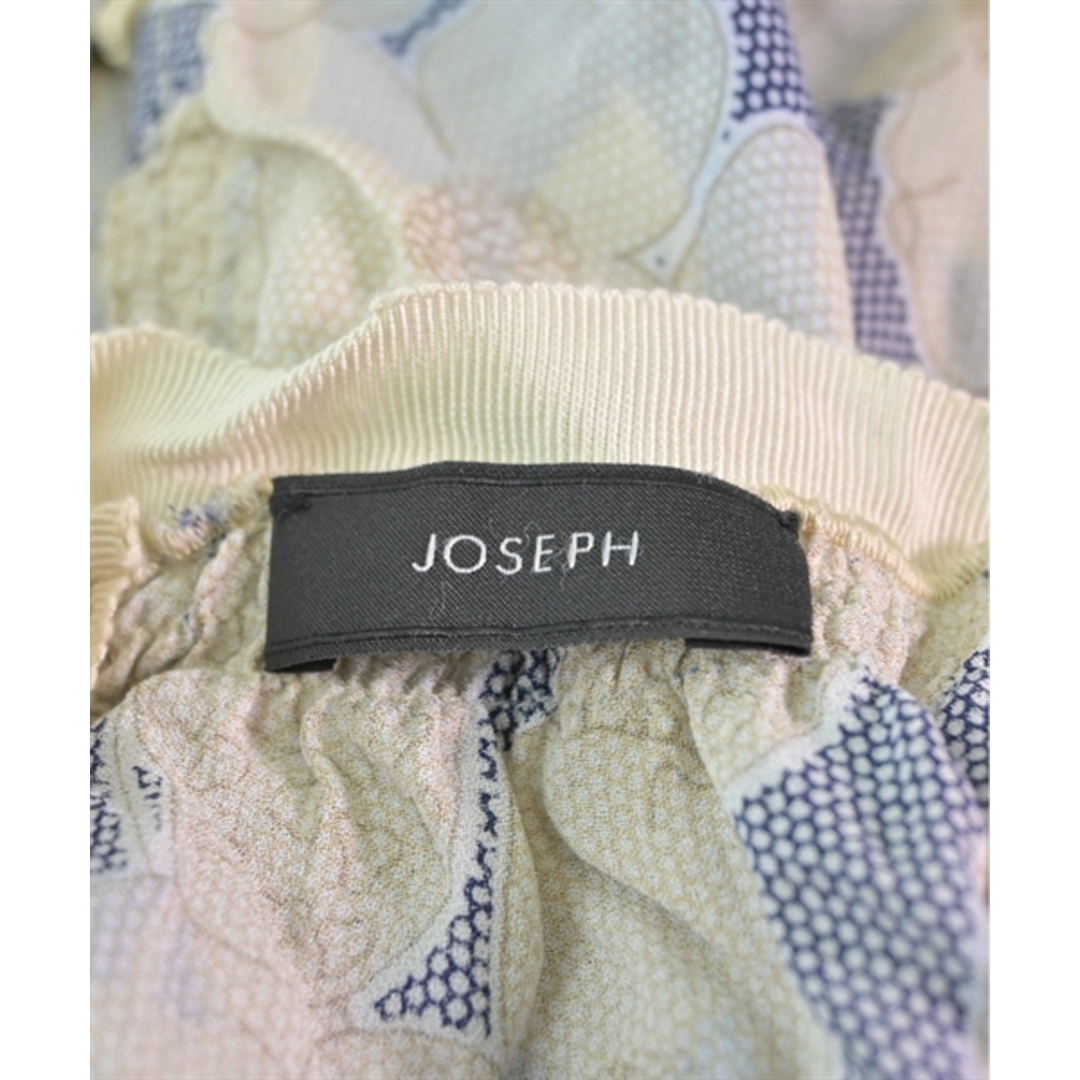 JOSEPH(ジョゼフ)のJOSEPH ジョセフ ワンピース 38(M位) ベージュx紺x白(総柄) 【古着】【中古】 レディースのワンピース(ひざ丈ワンピース)の商品写真