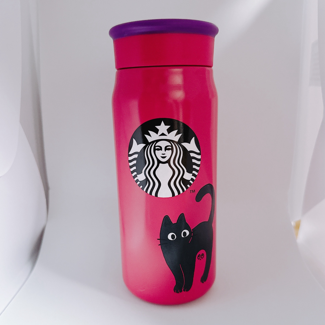 Starbucks Coffee(スターバックスコーヒー)のスターバックス　ハロウィン2023  猫　ステンレスボトル インテリア/住まい/日用品のキッチン/食器(タンブラー)の商品写真