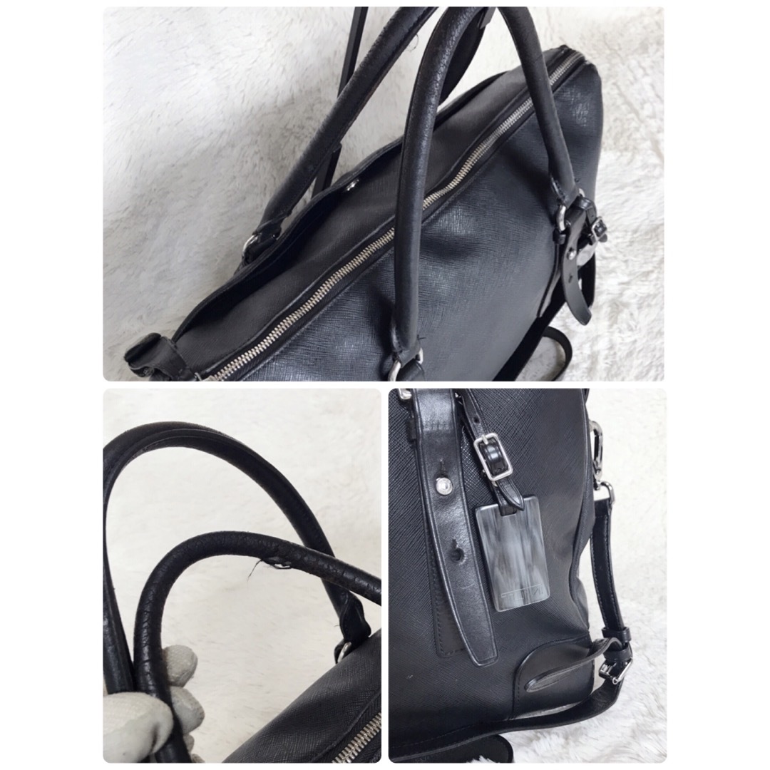 TUMI Villa ルッカ シティ 黒 2way トートバッグ サフィアーノ TUMI Villa ルッカ シティ 黒 2way トートバッグ サフィアーノ