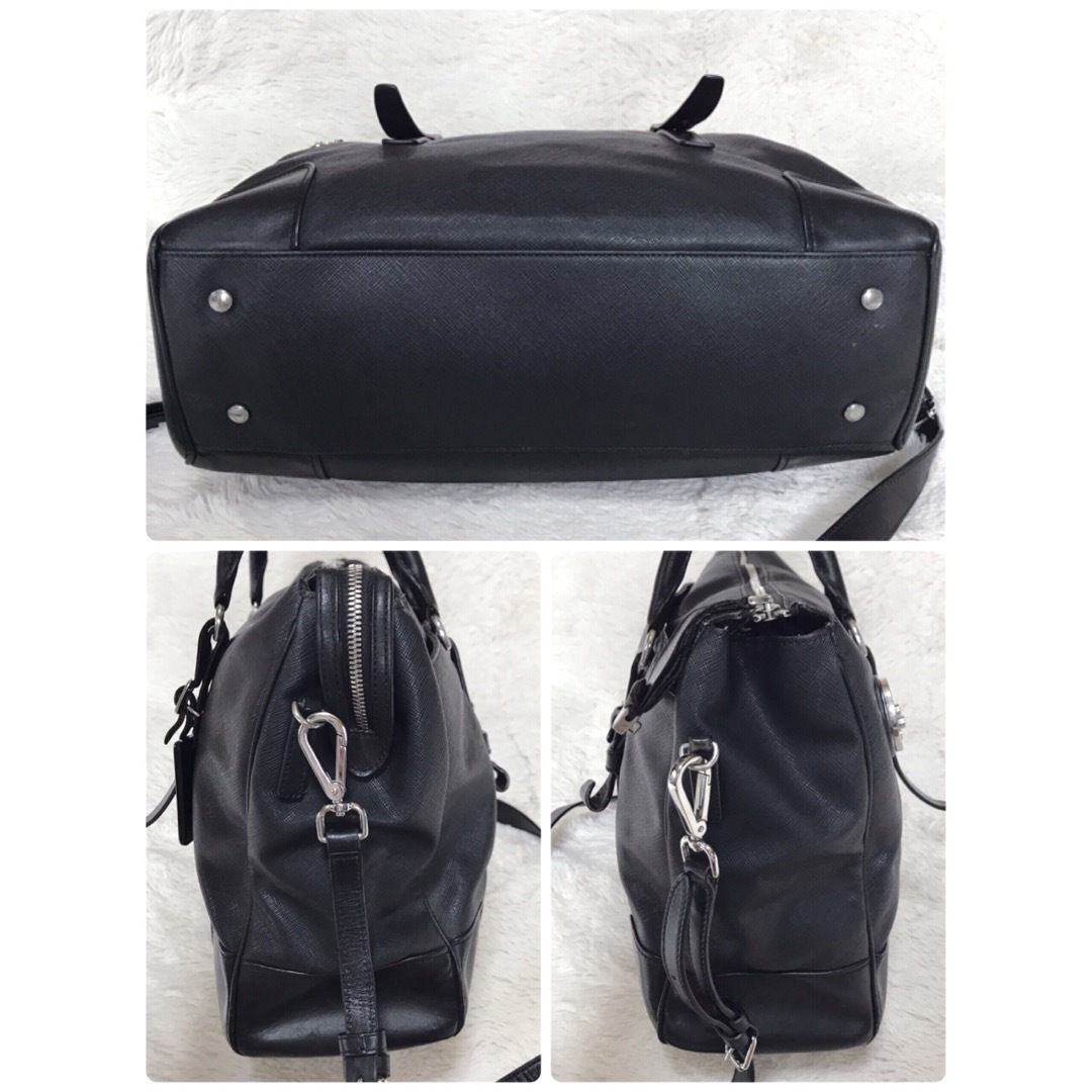 TUMI(トゥミ)のTUMI Villa ルッカ シティ 黒 2way トートバッグ サフィアーノ メンズのバッグ(ビジネスバッグ)の商品写真