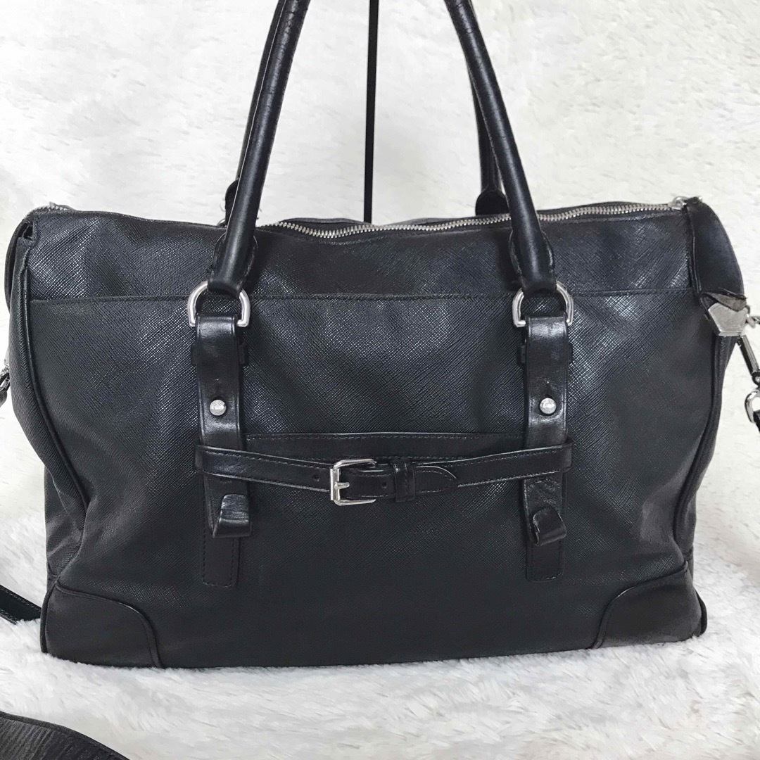 TUMI Villa ルッカ シティ 黒 2way トートバッグ サフィアーノ TUMI Villa ルッカ シティ 黒 2way トートバッグ サフィアーノ