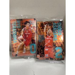 ラスト１セット　Bリーグ　ウエハースカード　広島ドラゴンフライズ寺嶋良　朝山正悟(シングルカード)