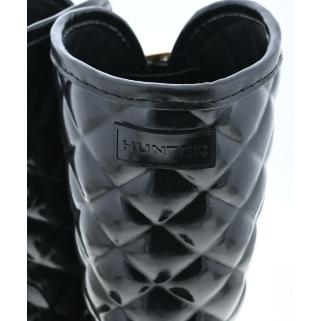 HUNTER(ハンター)のHUNTER ハンター ブーツ UK5(23.5cm位) 黒 【古着】【中古】 レディースの靴/シューズ(ブーツ)の商品写真