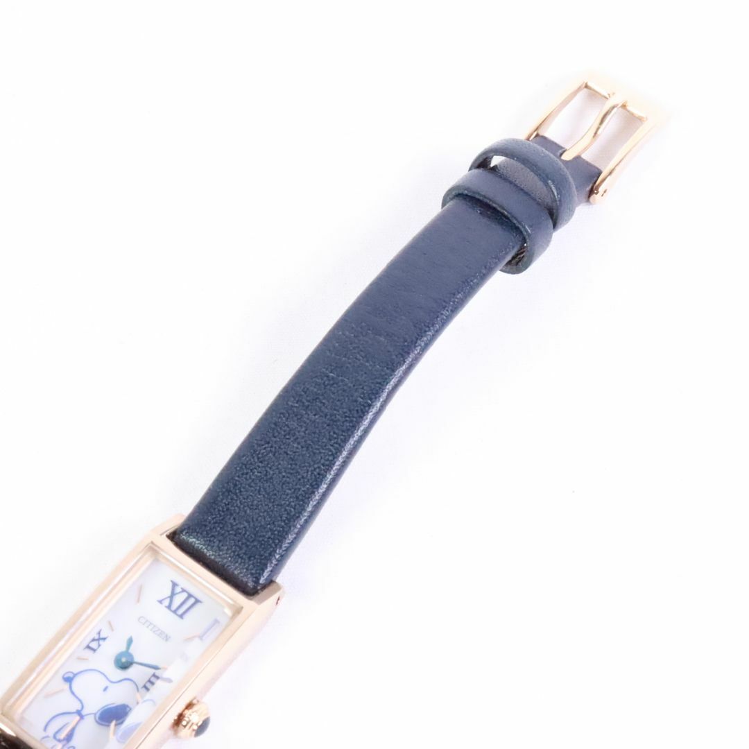CITIZEN(シチズン)のCITIZEN　シチズン　kii:　SNOOPYモデル スヌーピー　腕時計　ネイビー　レザー レディースのファッション小物(腕時計)の商品写真