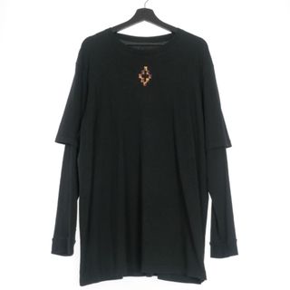 MARCELO BURLON レイヤードTシャツ カットソー 長袖 M ブラック