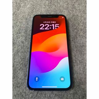 アイフォーン(iPhone)の中古 国内版 simフリー iPhone12 mini 128GB ブルー色(スマートフォン本体)