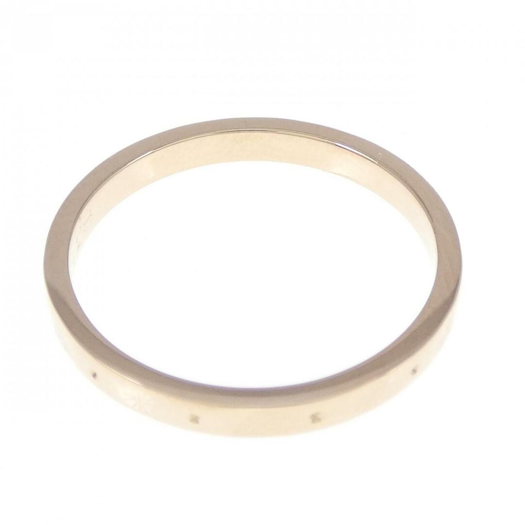 K18PG ダイヤモンド リング 0.01CT レディースのアクセサリー(リング(指輪))の商品写真