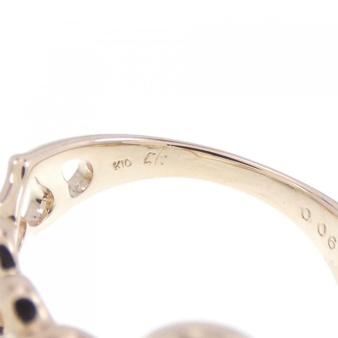 セイレーン　アズーロ ハート ダイヤモンド リング 0.06CT レディースのアクセサリー(その他)の商品写真