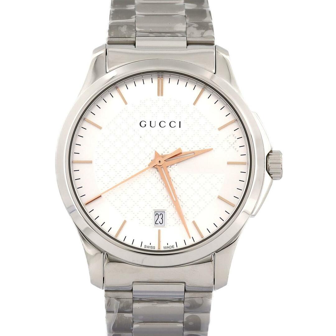 Gucci(グッチ)の【新品】グッチ Gタイムレス 126.4/YA126442 SS クォーツ メンズの時計(腕時計(アナログ))の商品写真