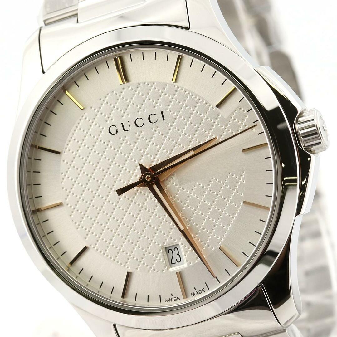 Gucci(グッチ)の【新品】グッチ Gタイムレス 126.4/YA126442 SS クォーツ メンズの時計(腕時計(アナログ))の商品写真