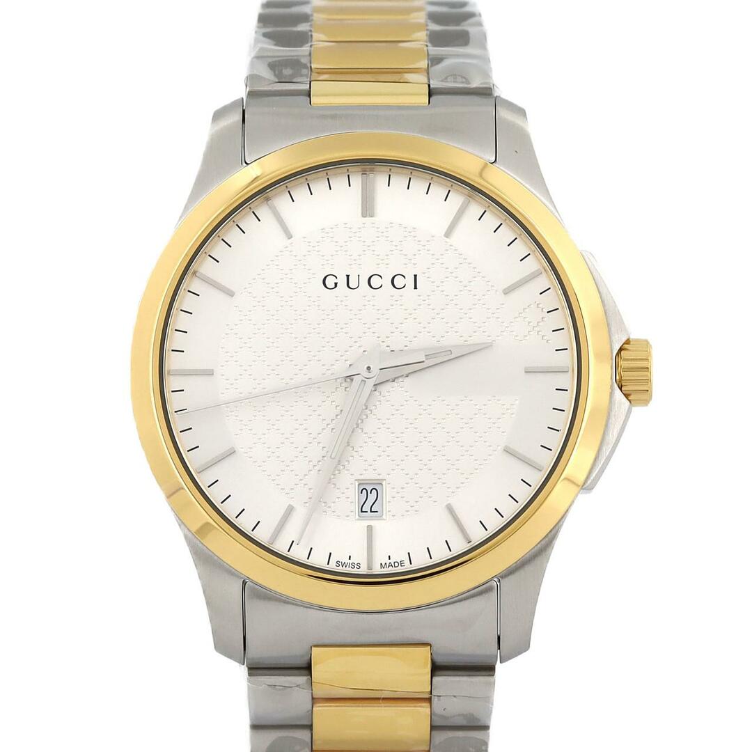 Gucci(グッチ)の【新品】グッチ Gタイムレス コンビ 126.4/YA126450 SSxGP クォーツ メンズの時計(腕時計(アナログ))の商品写真