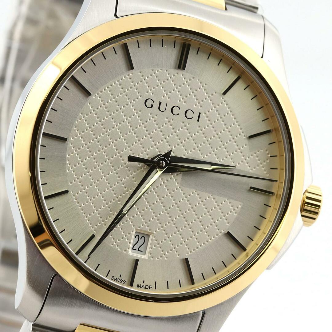 Gucci(グッチ)の【新品】グッチ Gタイムレス コンビ 126.4/YA126450 SSxGP クォーツ メンズの時計(腕時計(アナログ))の商品写真