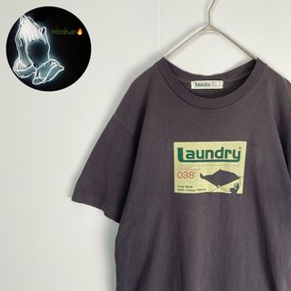 ランドリー(LAUNDRY)のランドリー　半袖Tシャツ　シングルステッチ　ヴィンテージ　紫(Tシャツ/カットソー(半袖/袖なし))