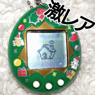 バンダイ(BANDAI)のサンタクロっちのたまごっち　緑(携帯用ゲーム機本体)