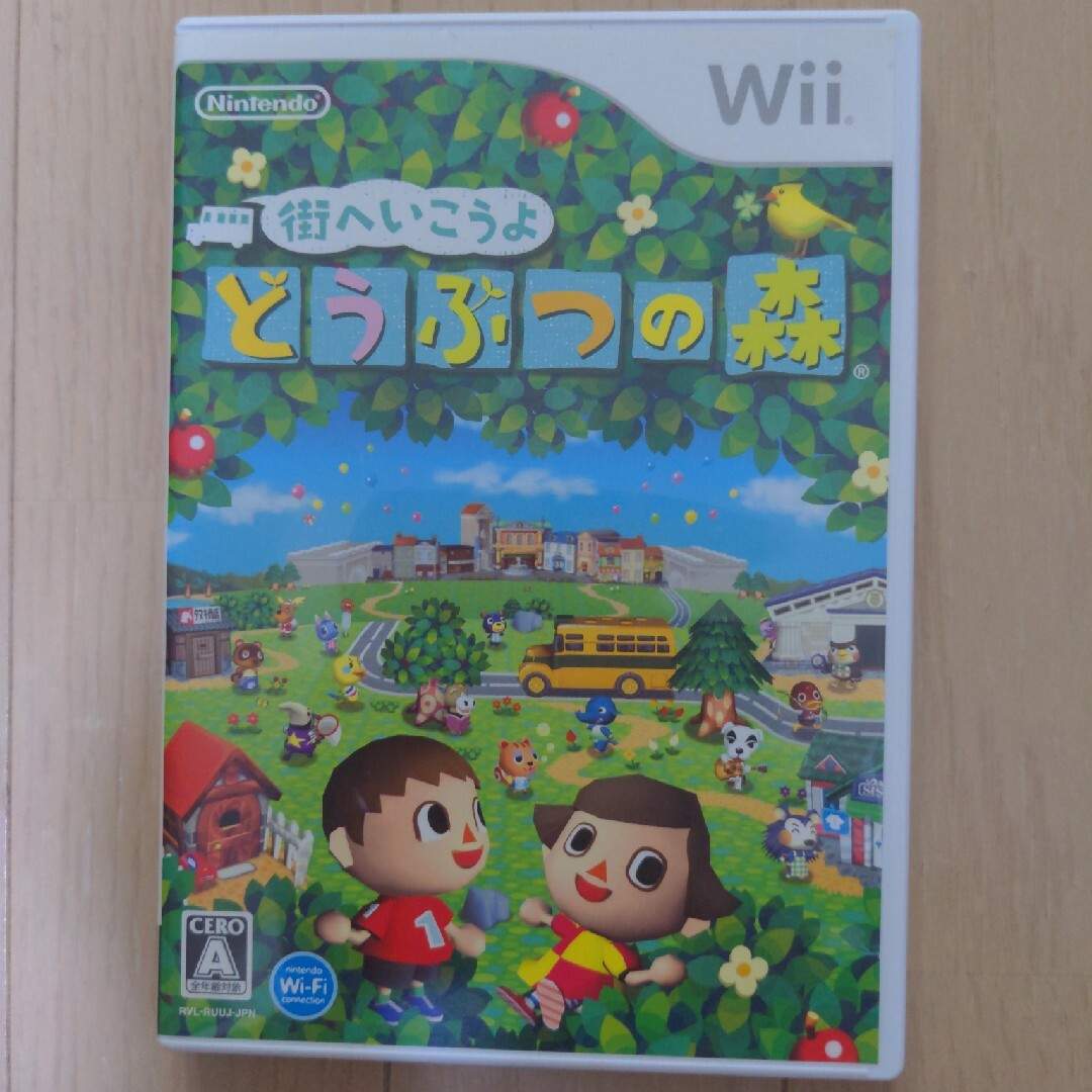 匿名配送☆wii☆街へいこうよ　どうぶつの森 エンタメ/ホビーのゲームソフト/ゲーム機本体(家庭用ゲームソフト)の商品写真