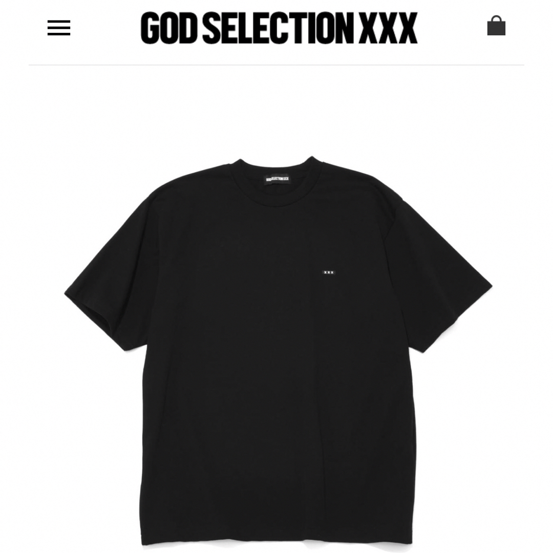 GOD SELECTION XXX(ゴッドセレクショントリプルエックス)のGOD SELECTION XXX  10th ANNIVERSARY tee黒 メンズのトップス(Tシャツ/カットソー(半袖/袖なし))の商品写真