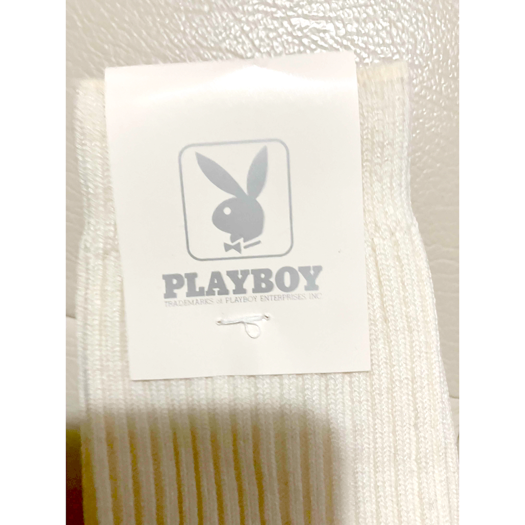 PLAYBOY(プレイボーイ)のPLAYBOY プレイボーイ メンズ　ソックス　靴下　未使用 メンズのレッグウェア(ソックス)の商品写真