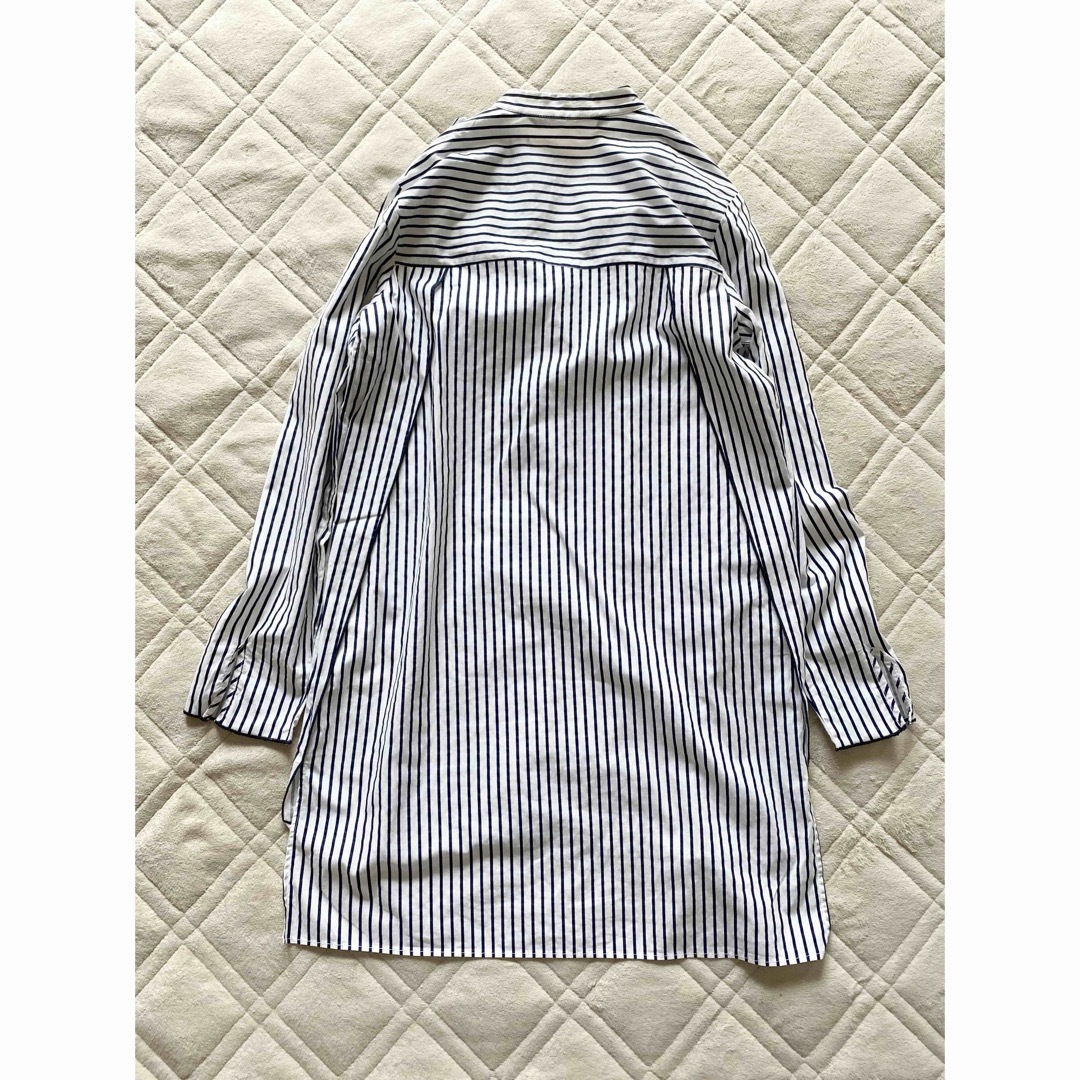 ZARA(ザラ)のストライプロングシャツ レディースのトップス(シャツ/ブラウス(長袖/七分))の商品写真