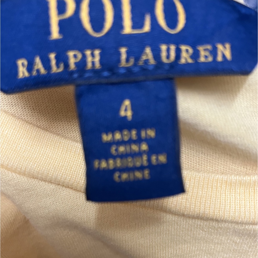 POLO RALPH LAUREN(ポロラルフローレン)のポロラルフローレン　カットソー　girl4 キッズ/ベビー/マタニティのキッズ服女の子用(90cm~)(Tシャツ/カットソー)の商品写真