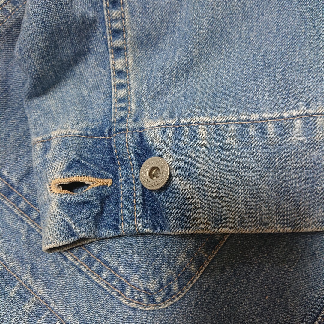 EVISU(エビス)の美品☆EVISU デニムジャケット Lot.1955 40 大戦 日本製 メンズのジャケット/アウター(Gジャン/デニムジャケット)の商品写真
