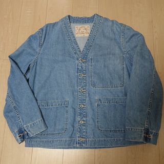 エビス(EVISU)の美品☆EVISU デニムジャケット Lot.1955 40 大戦 日本製(Gジャン/デニムジャケット)