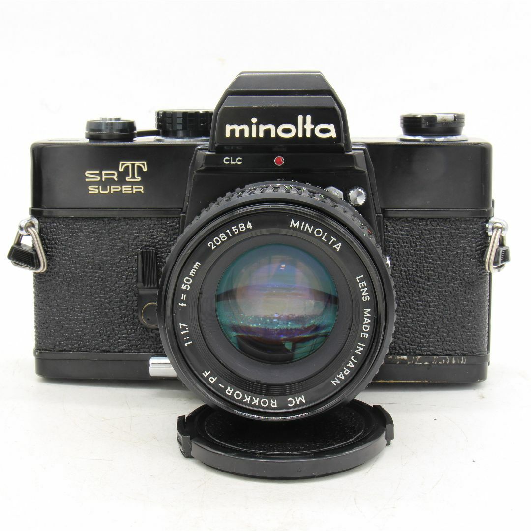 KONICA MINOLTA(コニカミノルタ)のミノルタ SRT Super + MC Rokkor-PF 1:1.7 50mm スマホ/家電/カメラのカメラ(フィルムカメラ)の商品写真