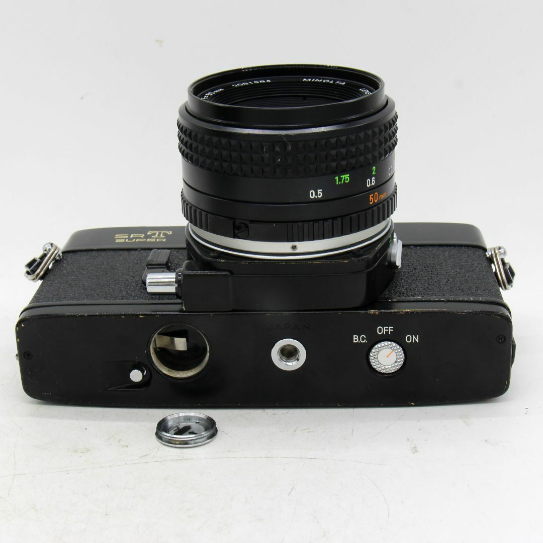 KONICA MINOLTA(コニカミノルタ)のミノルタ SRT Super + MC Rokkor-PF 1:1.7 50mm スマホ/家電/カメラのカメラ(フィルムカメラ)の商品写真