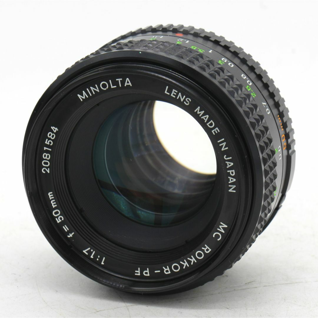 KONICA MINOLTA(コニカミノルタ)のミノルタ SRT Super + MC Rokkor-PF 1:1.7 50mm スマホ/家電/カメラのカメラ(フィルムカメラ)の商品写真