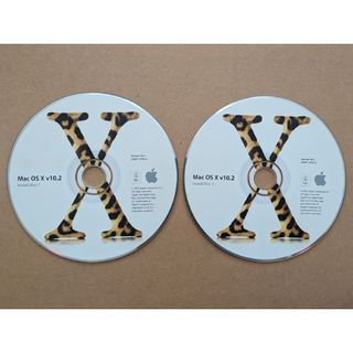 Mac OS X v10.2 インストールディスク 2枚組