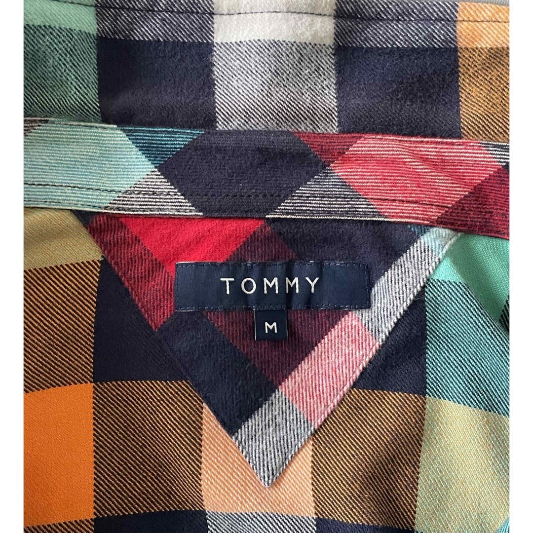 TOMMY(トミー)のTOMMY シャツ　メンズ　ネルシャツ　M メンズのトップス(シャツ)の商品写真