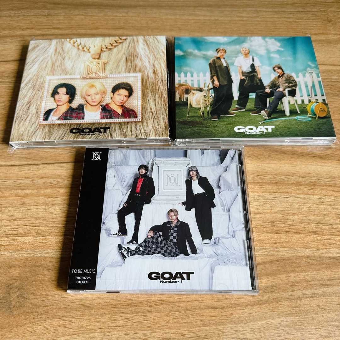 Number_i GOAT 3形態セット エンタメ/ホビーのCD(ポップス/ロック(邦楽))の商品写真