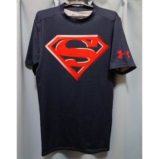 アンダーアーマー(UNDER ARMOUR)のアンダーアーマー　スーパーマン　コンプレッションTシャツ　Mサイズ(Tシャツ/カットソー(半袖/袖なし))