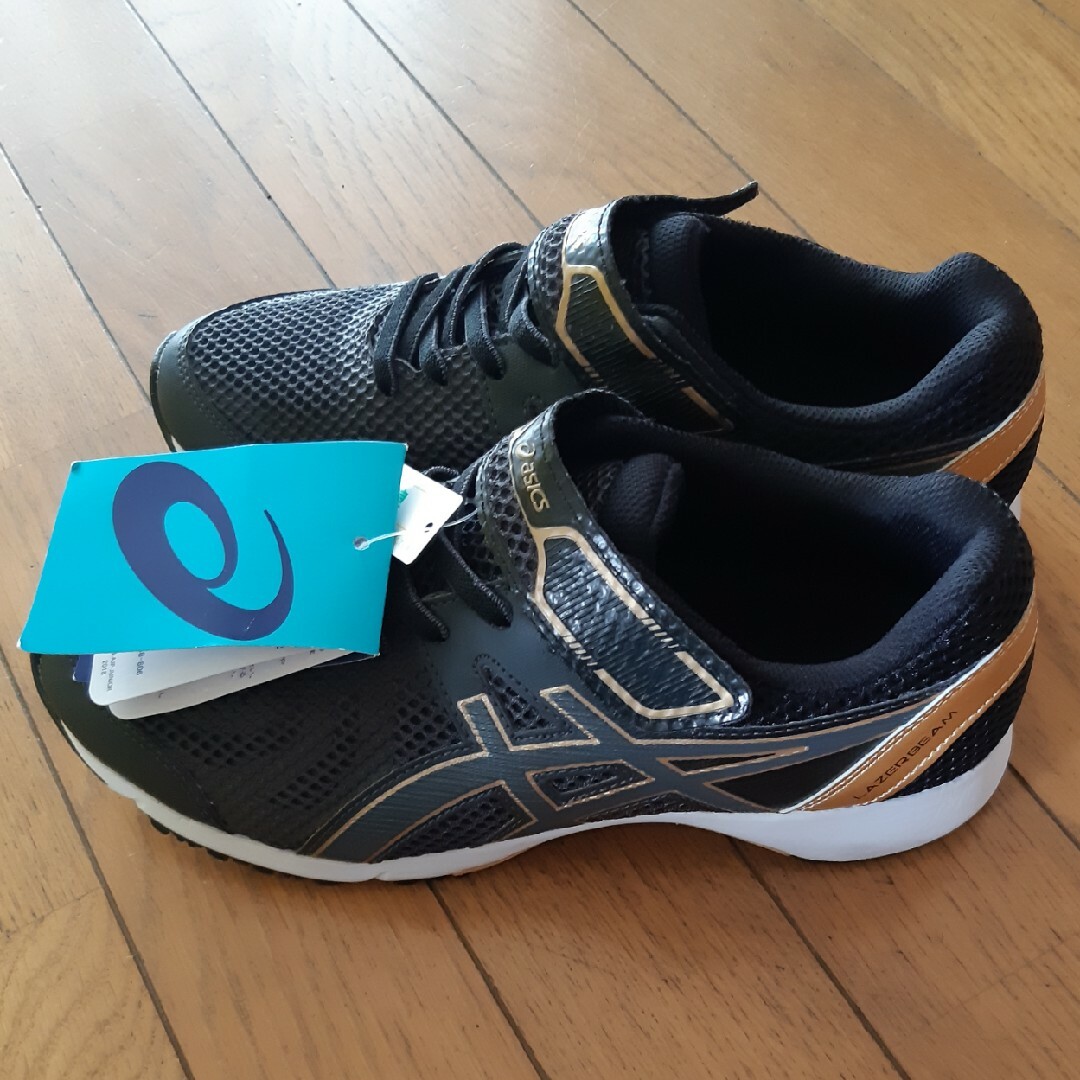 asics(アシックス)のasics　レーザービーム　ジュニア24㎝　マジックテープ キッズ/ベビー/マタニティのキッズ靴/シューズ(15cm~)(スニーカー)の商品写真