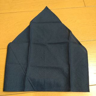 セール！ハンドメイド　大人用三角巾　無地　紺(キッチン小物)