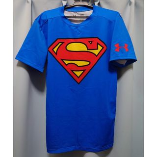 アンダーアーマー(UNDER ARMOUR)のアンダーアーマー　スーパーマン　コンプレッションTシャツ　Lサイズ(Tシャツ/カットソー(半袖/袖なし))