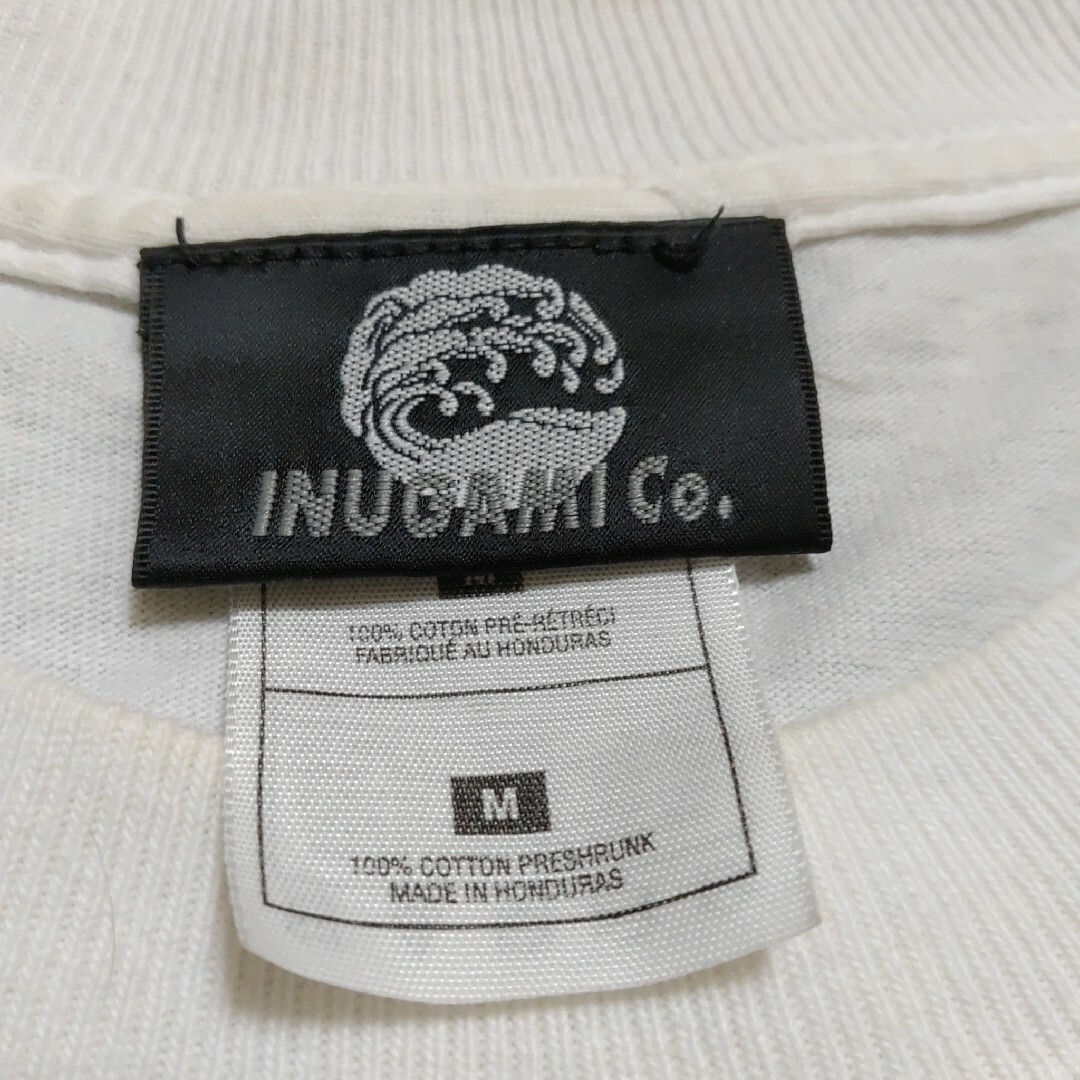 【Tシャツ祭】メンズ Mサイズ 白 INUGAMI.Co メンズのトップス(Tシャツ/カットソー(半袖/袖なし))の商品写真