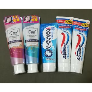 オーラツー(Ora²)の５点セット Ora²me オーラツー ＆ Aquafresh ＆ クリアクリーン(歯磨き粉)