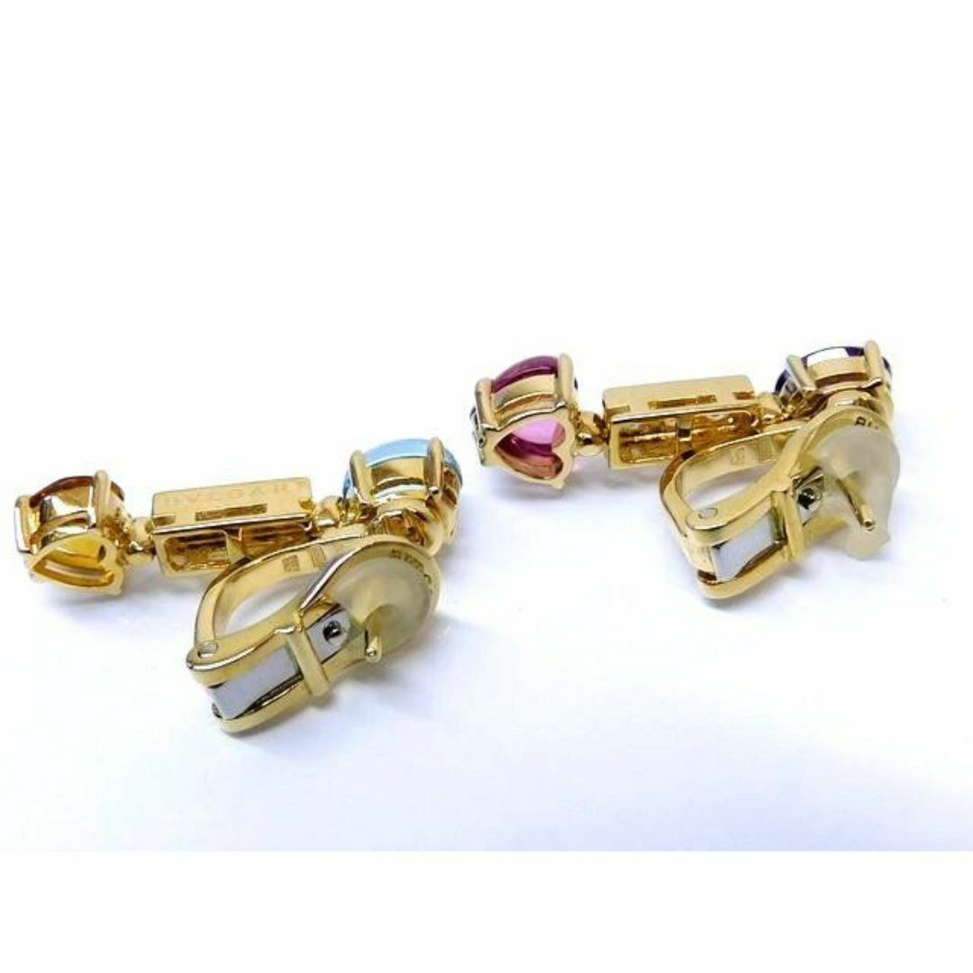 【超ポイント祭?期間限定】 BVLGARI - 新品同様品 ブルガリ ☆ アレグラ ピアス K18 YG イヤリング、ピアス
