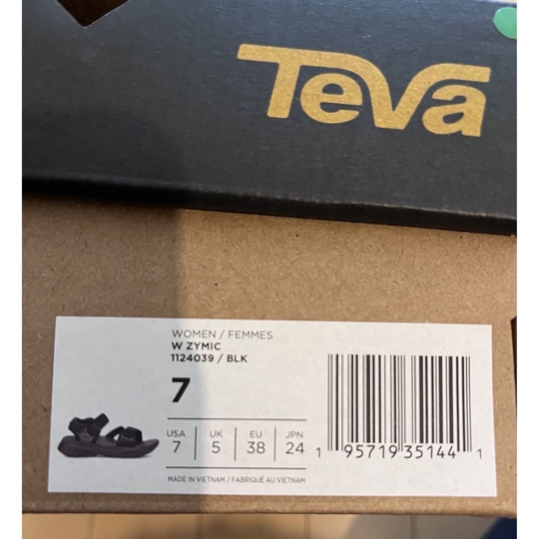 Teva(テバ)のTEVA ZYMIC / テバ ザイミックサンダル　ブラック　24cm レディースの靴/シューズ(サンダル)の商品写真
