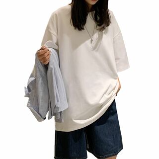 [ｗｅｓｔｋｕｎ] tシャツ レディース 半袖 ゆったり 大きいサイズ 綿100(その他)