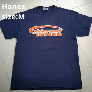 ヘインズ(Hanes)の【Tシャツ祭】ヘインズ 古着 Tシャツ 紺色 Mサイズ(Tシャツ/カットソー(半袖/袖なし))