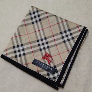 バーバリー(BURBERRY)のBURBERRY　ハンカチ　ノバチェック　ベージュ(ハンカチ)