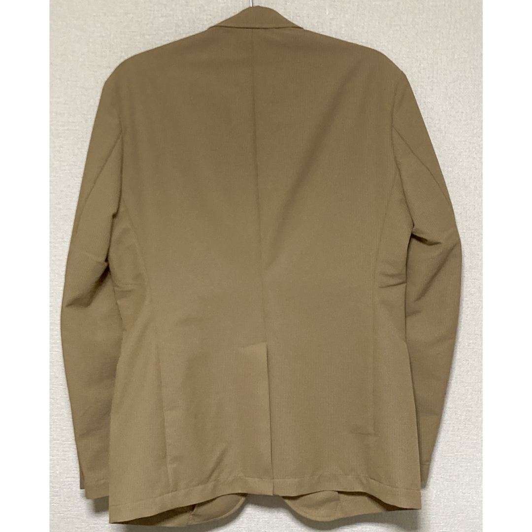 無印良品　シアサッカージャケット　ベージュ　Sサイズ メンズのジャケット/アウター(テーラードジャケット)の商品写真